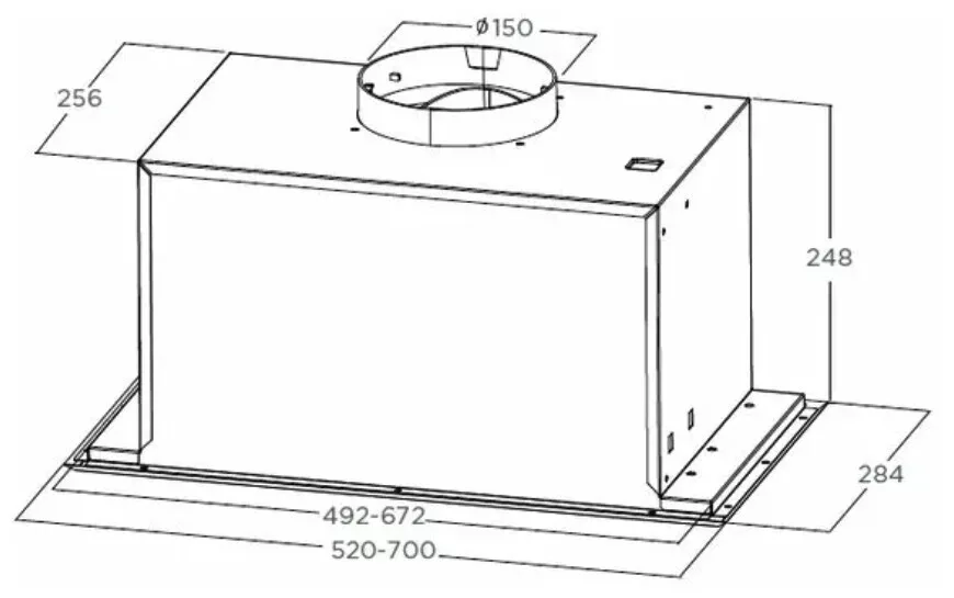Вытяжка Midea MH60I550GB